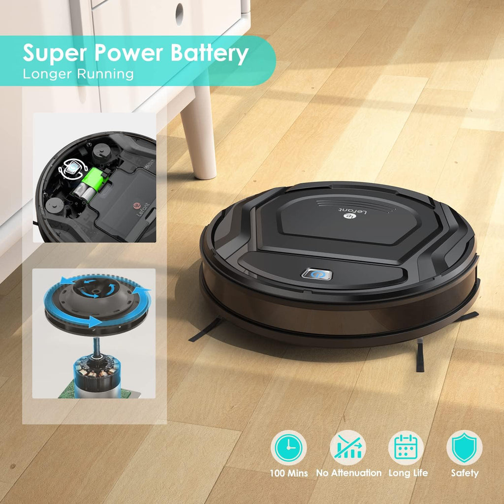Robot Vacuum and Mop Tangle-free Suction Ultra-Thin Robotic Vacuum Cleaner Z839295