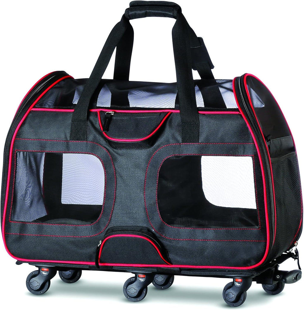 Airline Approved Soft Sided Pet Carrier with Wheels M369489
