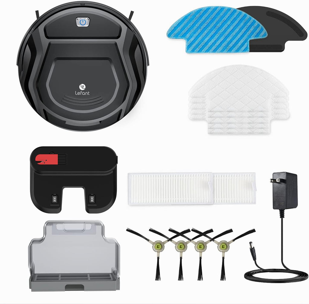 Robot Vacuum and Mop Tangle-free Suction Ultra-Thin Robotic Vacuum Cleaner Z839295