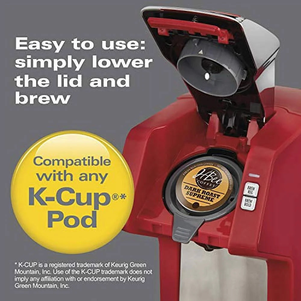 Red Single-Serve Coffee Maker U45640