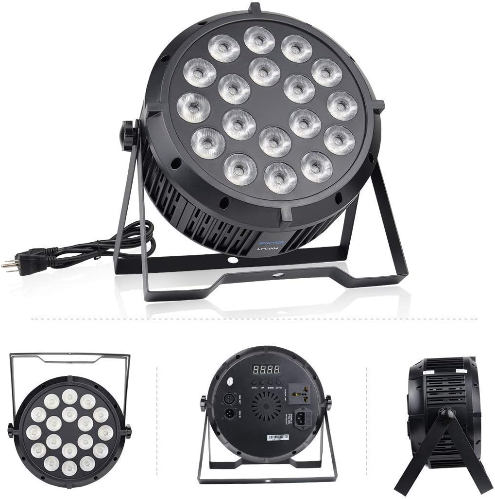 18x8W RGBW LED Stage Lights 6 Packs F645920