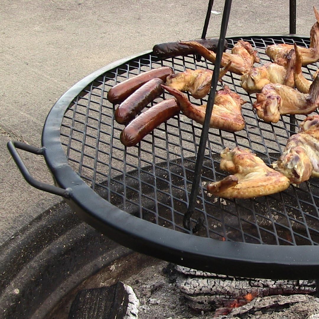 Round Heavy-Duty Steel Campfire Cooking Grate C716099