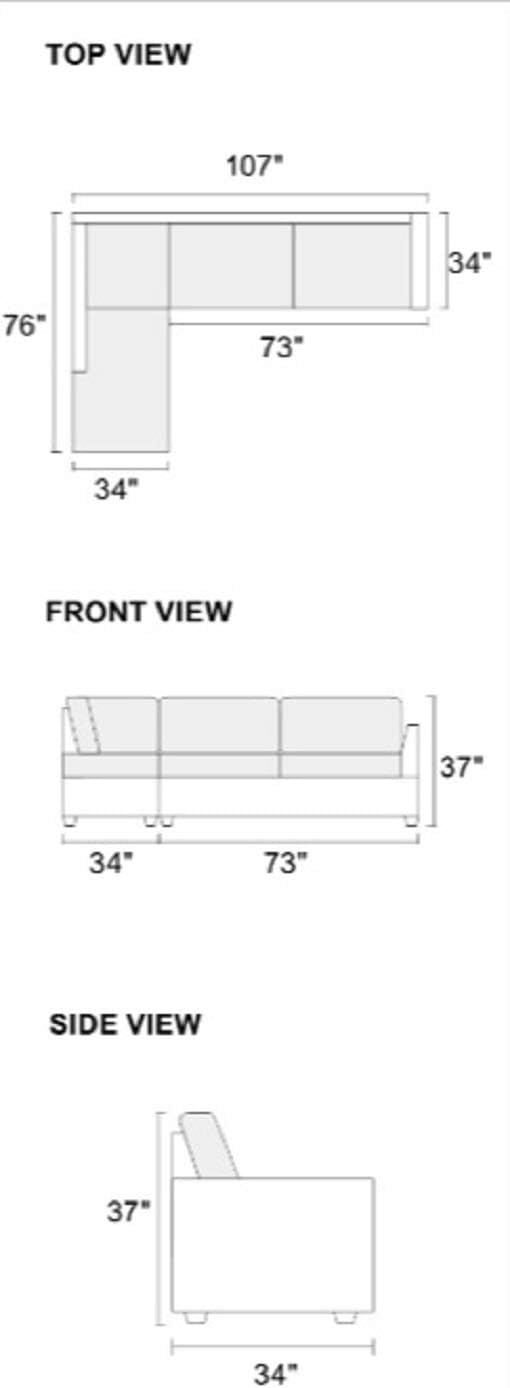 Red Velvet Sectional Sofa V462238