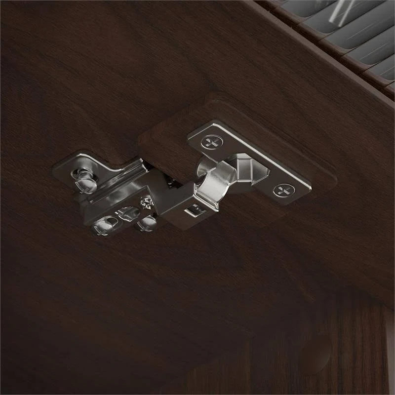 Modern Walnut Desk Hutch Y323