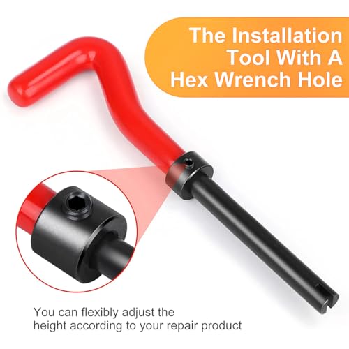 Thread Repair Kit with HSS Drill Bit and Thread Inserts M8 x 1.25 mm J51184