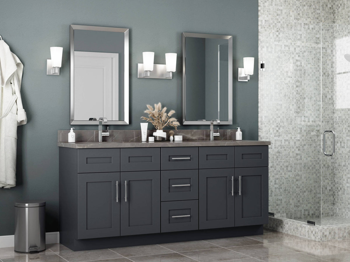 27-in W x 34.5-in H x 21-in D Onyx Painted Base Cabinet K1231