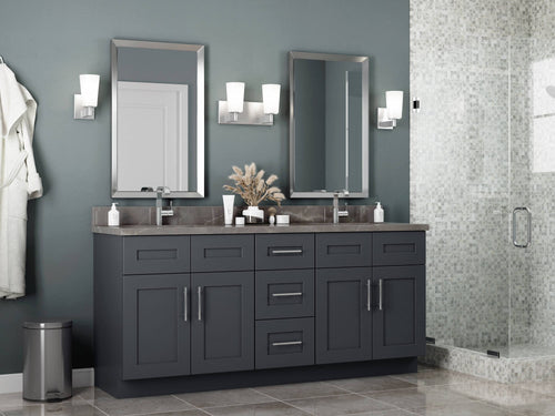 27-in W x 34.5-in H x 21-in D Onyx Painted Base Cabinet K1231