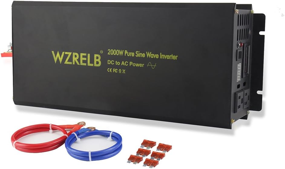 2500W Pure Sine Wave Solar Power Inverter 24V DC to 120V AC Y7589