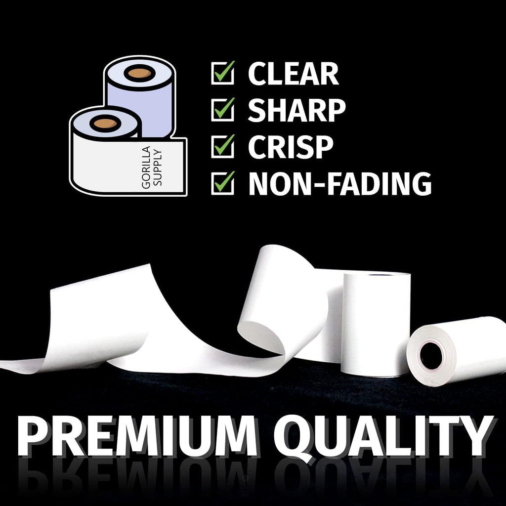 Thermal Paper Receipt Rolls 3 1/8 x 230 ft BPA Free 32 Rolls V761