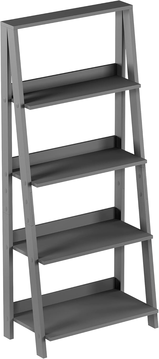 4 Tier Wooden Ladder Bookshelf F5133