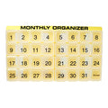 4 Week Monthly Pill Organizer with Tray and 8 Removable Compartments (Green) K22078