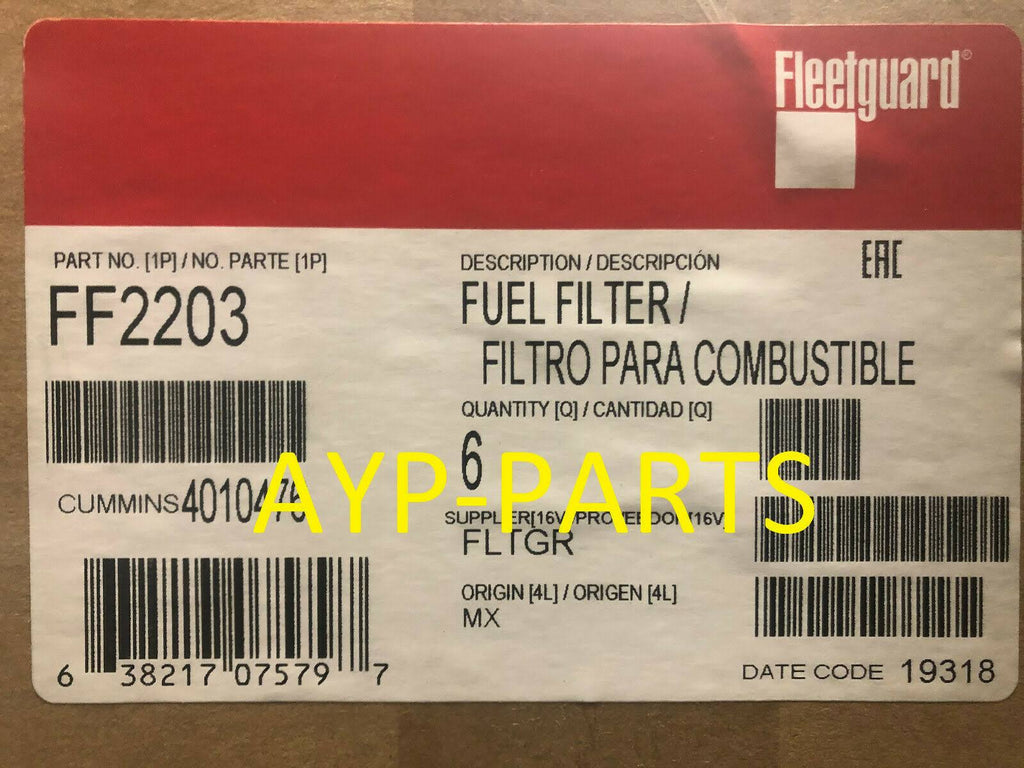 Fuel Filter H410301