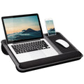 Lap Desk with Wrist Rest, Mouse Pad and Phone Holder, 21.1" x 14" C918