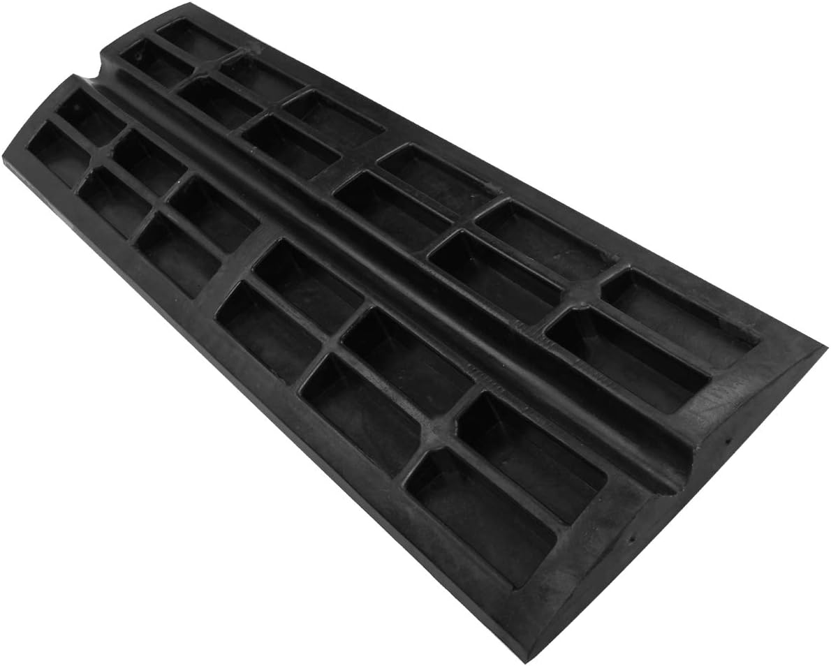 Rubber Curb Ramps 2.5 Inch Rise 2 Pack 10 Ton Capacity F39605