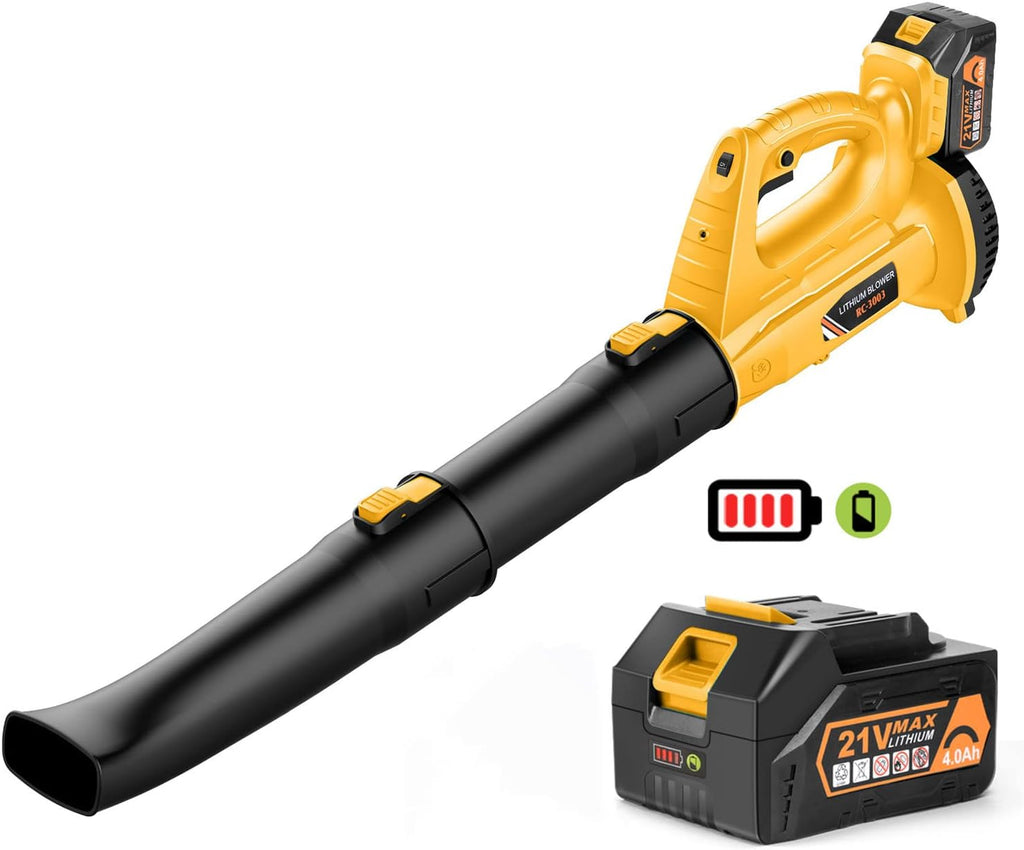 Cordless Leaf Blower, 320 CFM 180 MPH 5.0Ah Battery Operated X133882