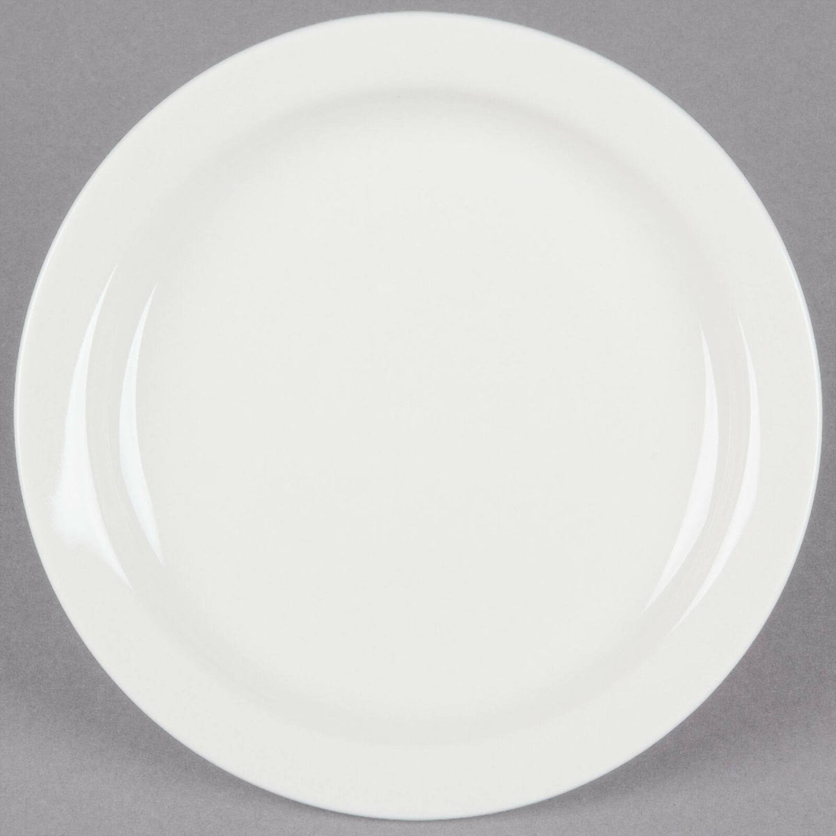 7-1/4-Inch American White Stoneware Plate M975443