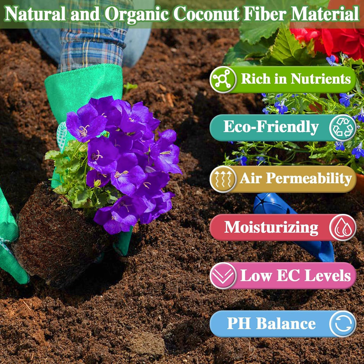 10LB Compressed Coco Coir Brick Y8176