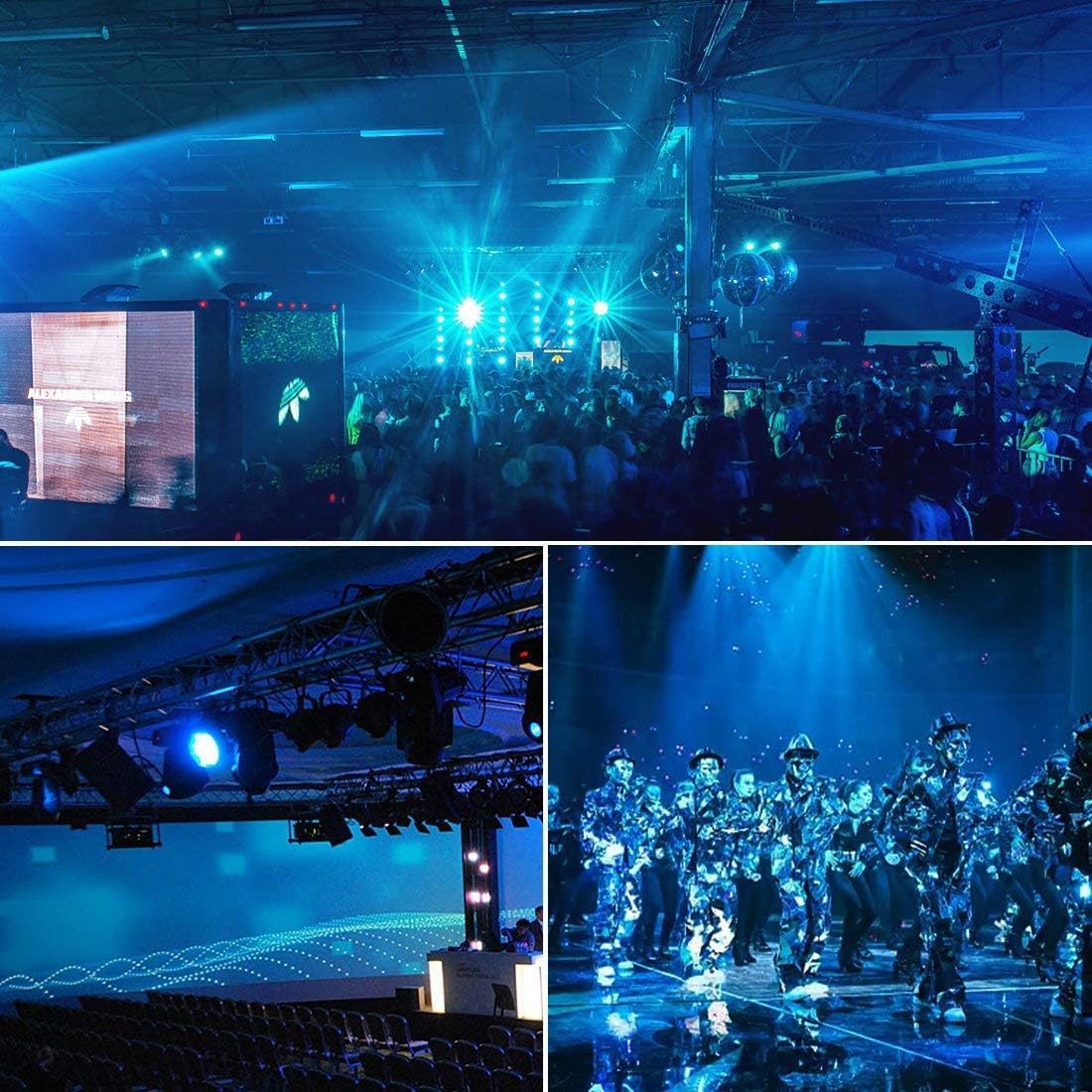 18x8W RGBW LED Stage Lights 6 Packs F645920