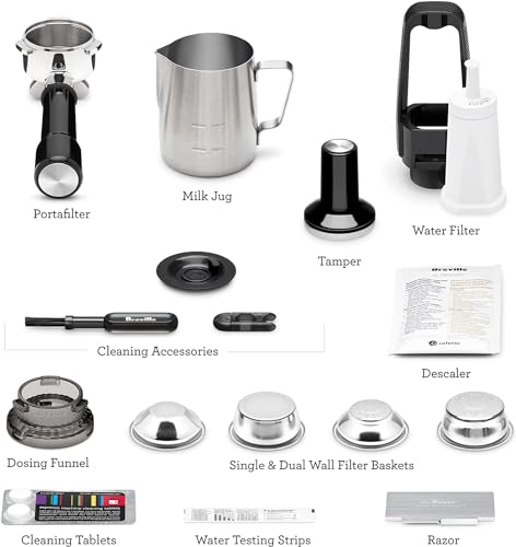 Brushed Stainless Steel Espresso Machine T216