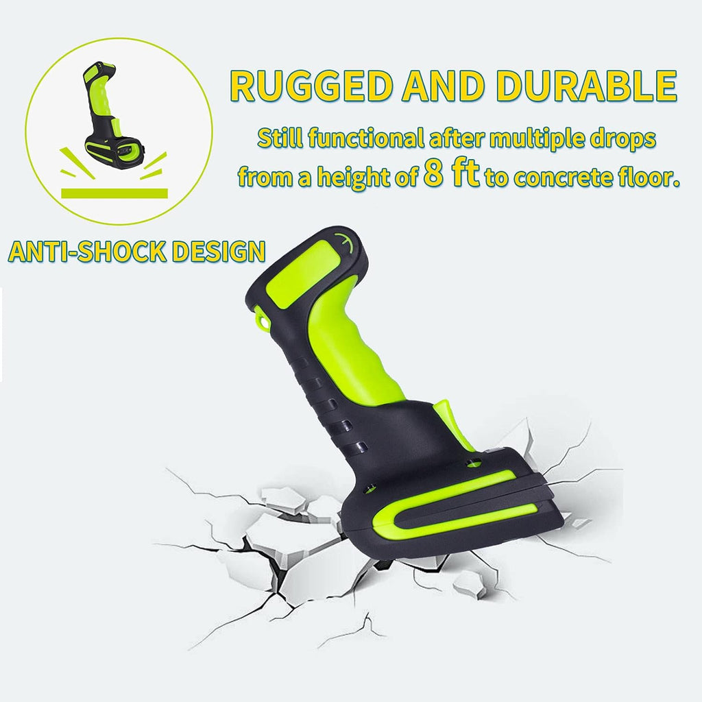2D Wireless Bluetooth Barcode Scanner with Charging Stand Pack of 2 X29050