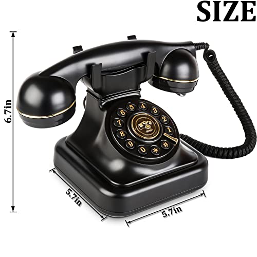 Black Corded Desk Telephone F77610