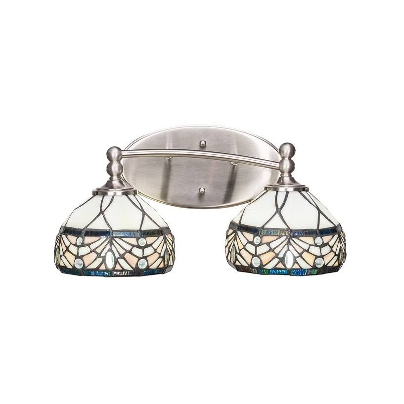 Two Light Bath Bar Brushed Nickel X65413