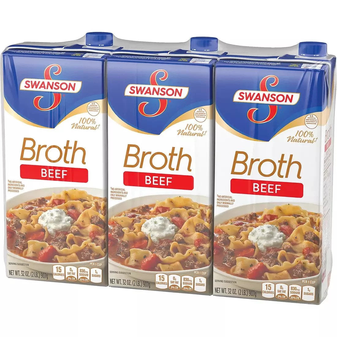3 pk. 32 oz. Beef Broth R175151