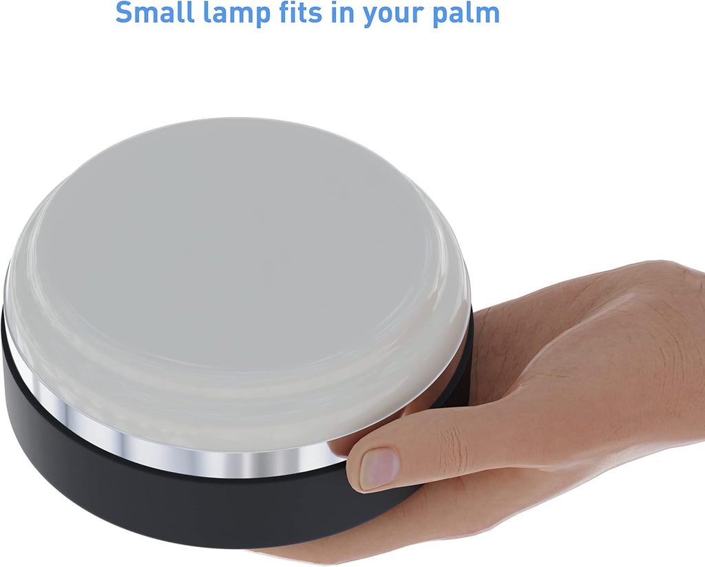 Camping LED Lamp Lantern with USB Power Bank 10000 mAh 3400 Lumen 80W Portable with Magnet Black M586973
