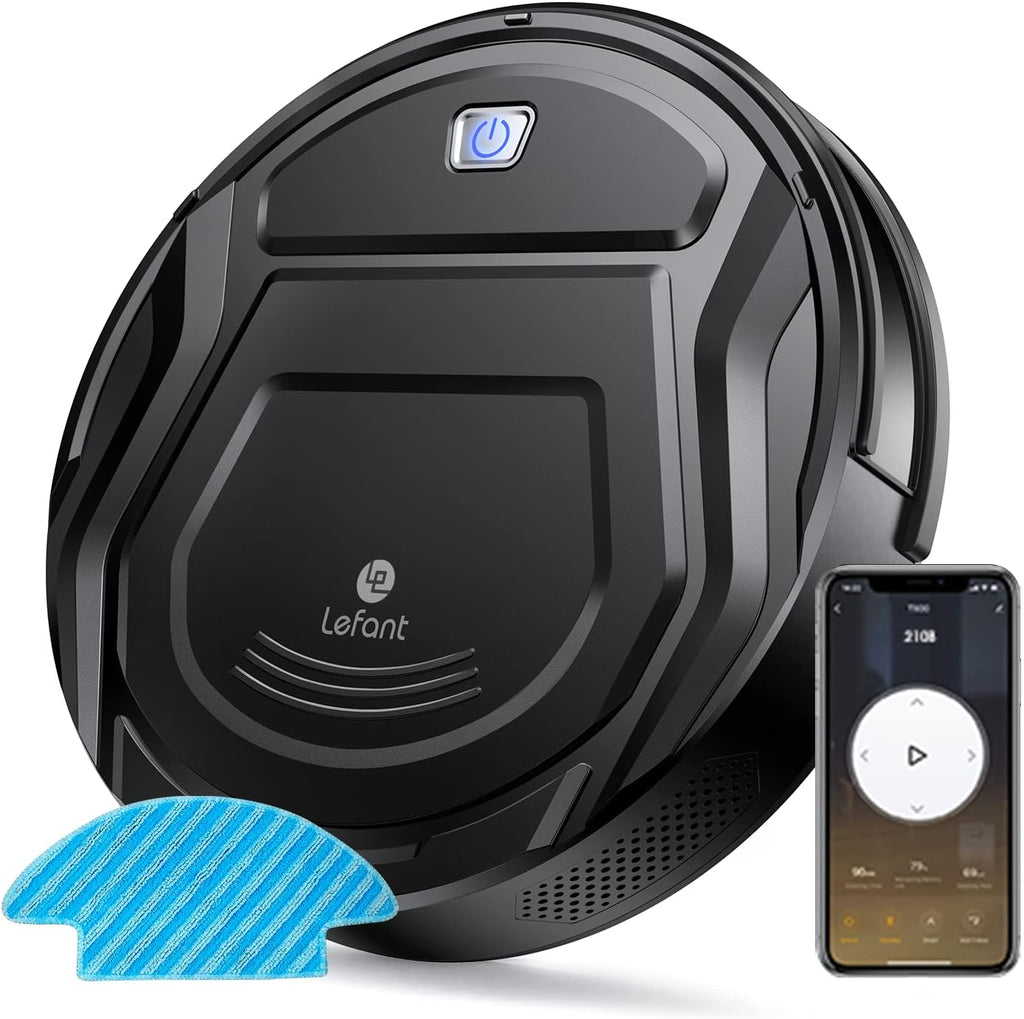 Robot Vacuum and Mop Tangle-free Suction Ultra-Thin Robotic Vacuum Cleaner Z839295