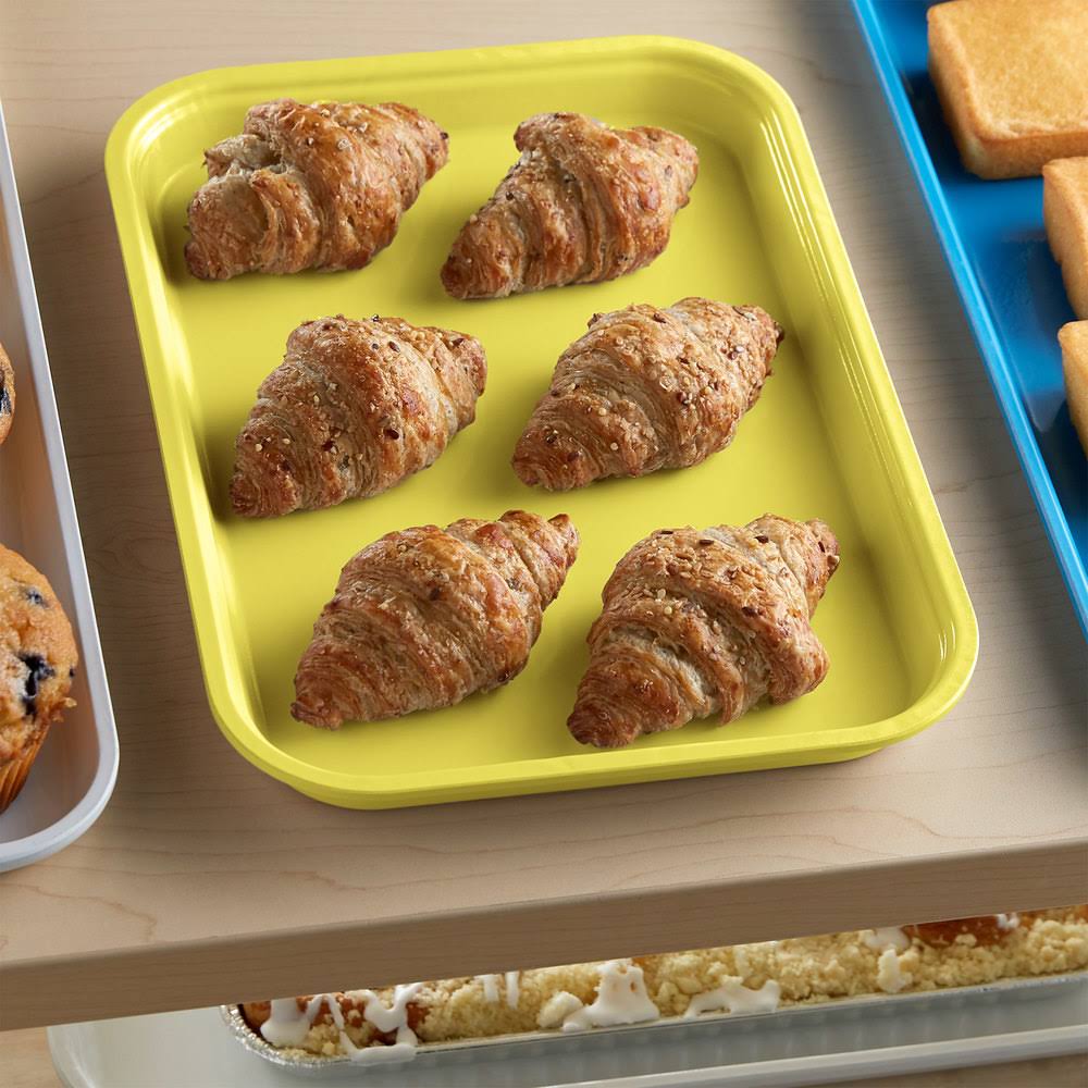 Yellow Fiberglass Market Tray 12/Case P318