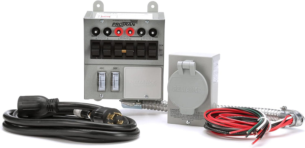 30 Amp 6-Circuit Transfer Switch Kit for Generators T53312