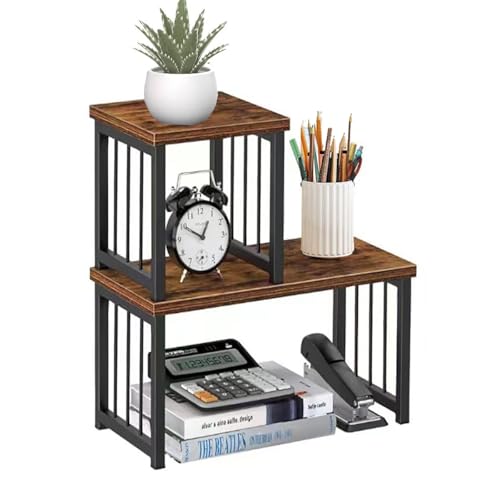 Rustic Brown Desktop Bookshelf C922251