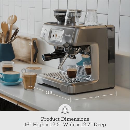 Brushed Stainless Steel Espresso Machine T216