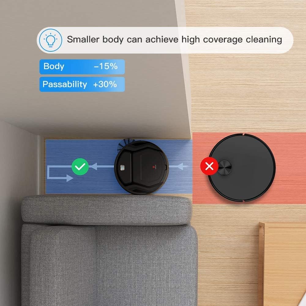 Robot Vacuum and Mop Tangle-free Suction Ultra-Thin Robotic Vacuum Cleaner Z839295