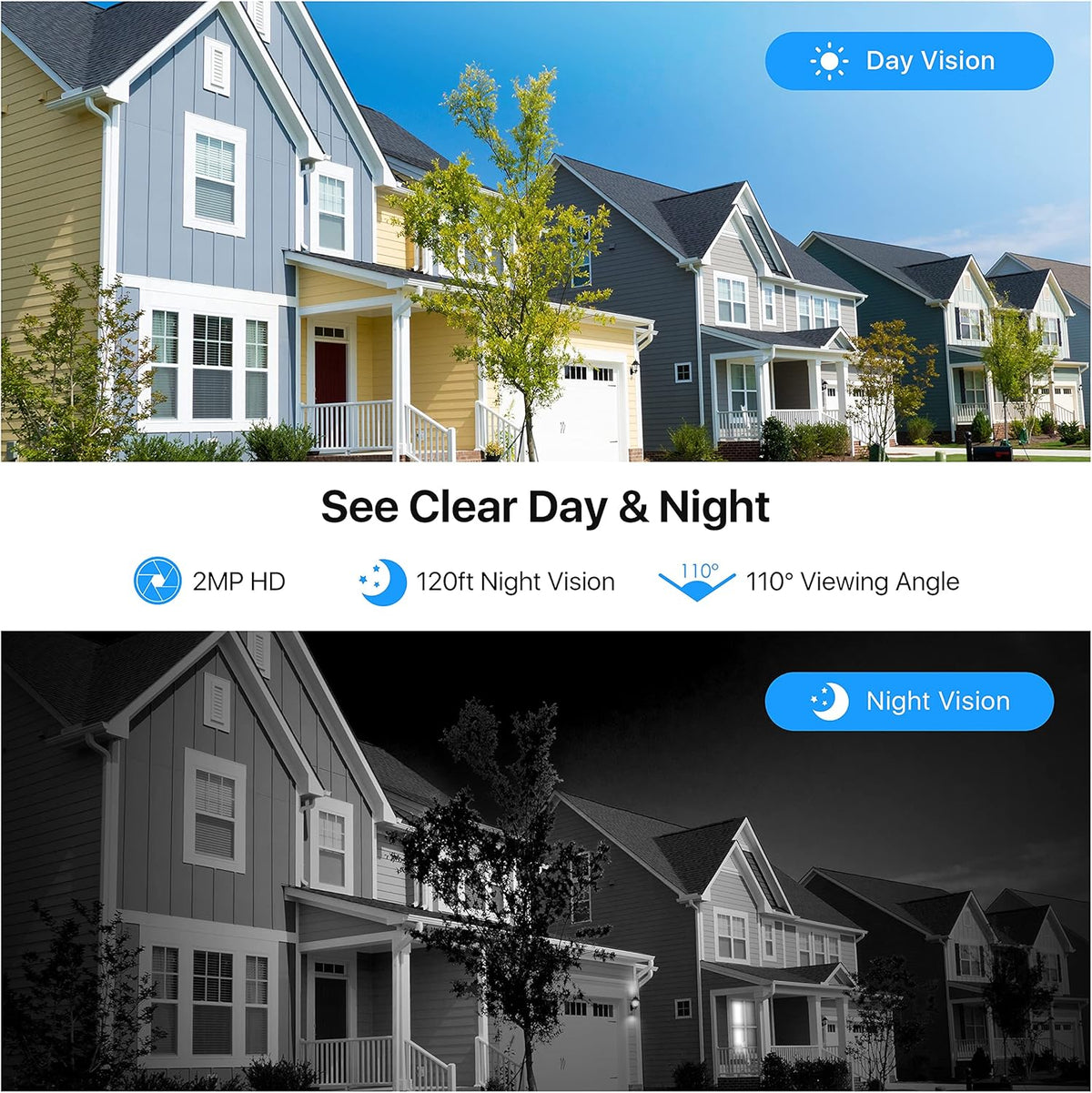 1080p PoE Security Camera System with 8 Cameras and 2TB NVR R801293