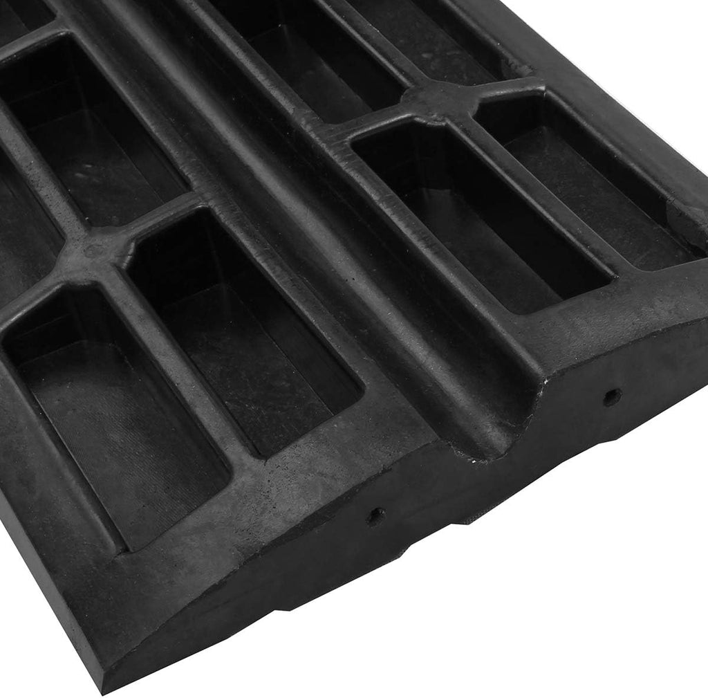 Rubber Curb Ramps 2.5 Inch Rise 2 Pack 10 Ton Capacity F39605