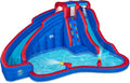 Inflatable Water Slide Park with 2 Slides & Splash Pool O817628