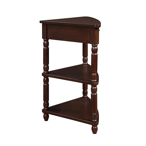 Milk White 3 Tier Corner Table N685717