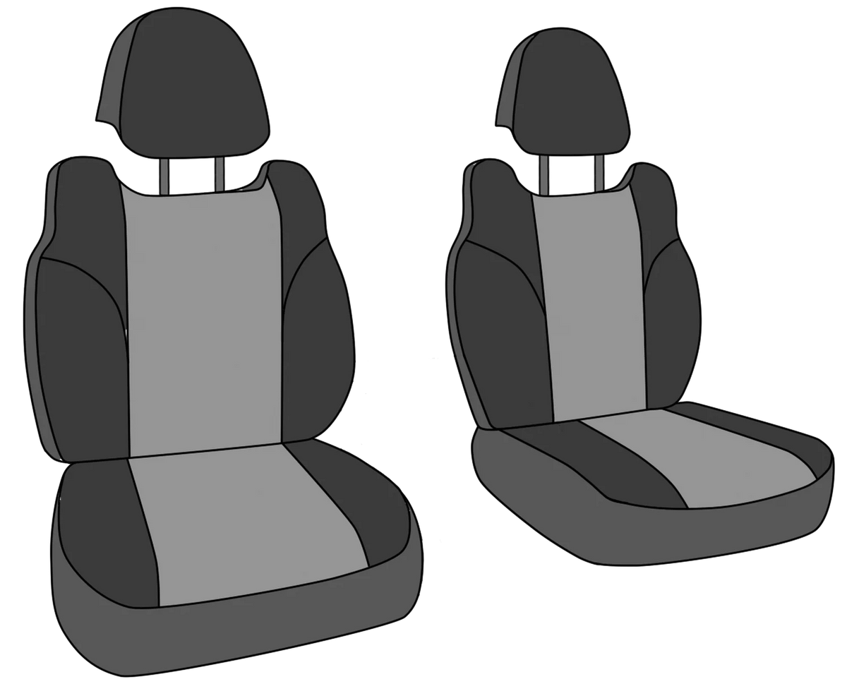 Black Monarch Insert Velour Seat Covers I821
