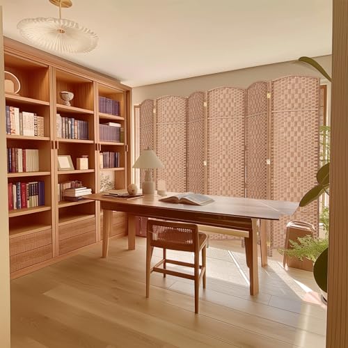 6 Panel 6ft Folding Privacy Screen D9632