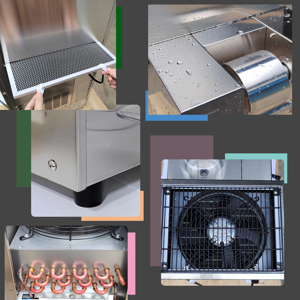 Commercial Automatic Snowflake Ice Maker, Shaved Ice Machine, Ice Crusher Shaver H92116
