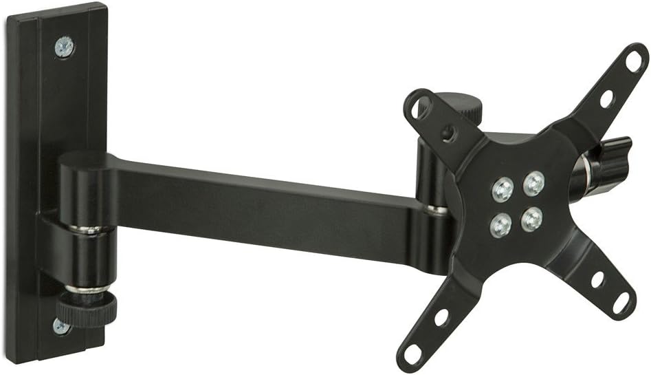 Full Motion VESA Monitor Wall Mount, 33 lb Capacity, Black, Pack of 2 E6577