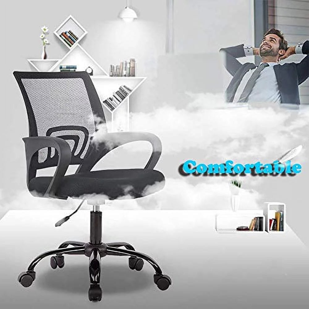 Black Executive Chair with Lumbar Support N65756