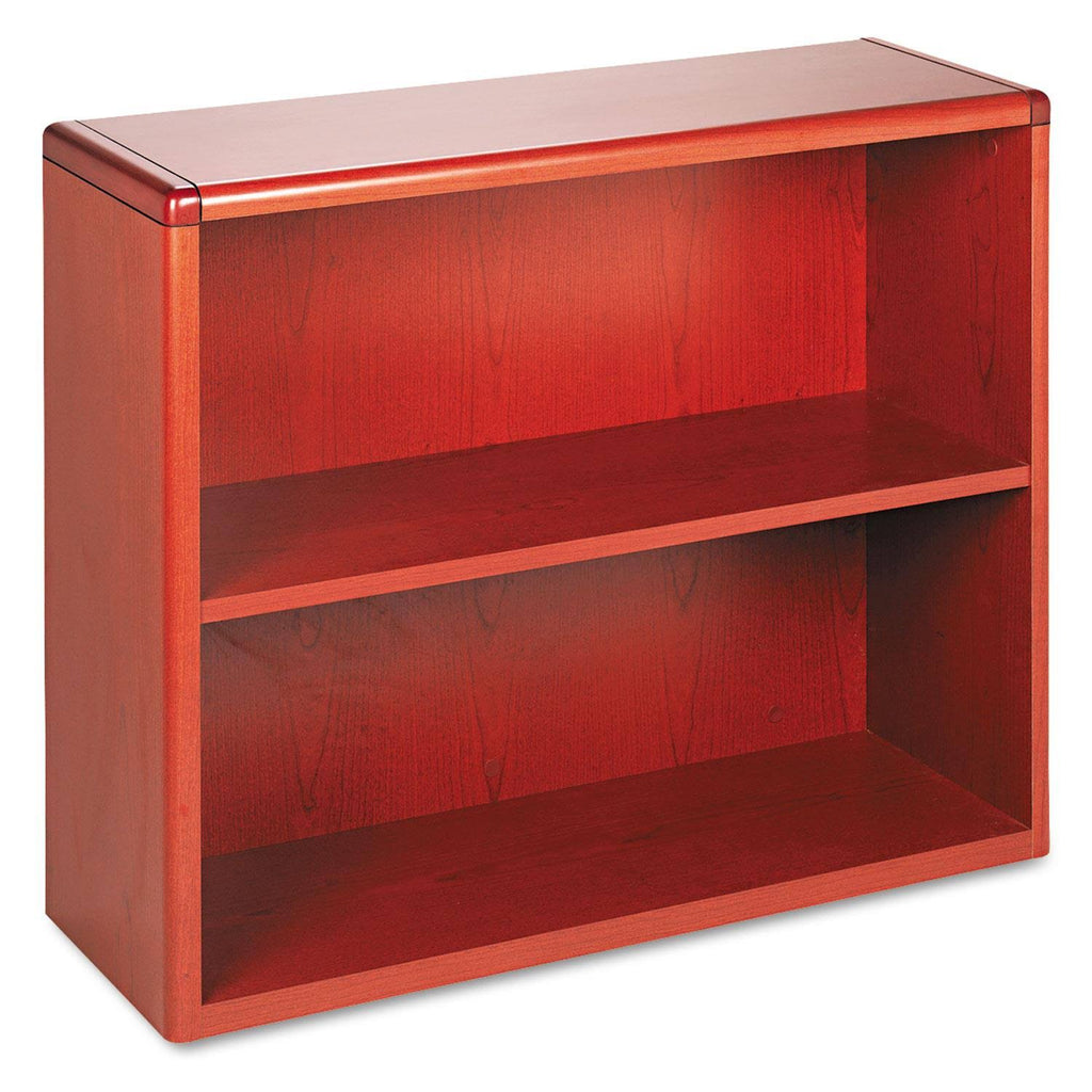 Wood Bookcase Four Shelf Cognac Q1291