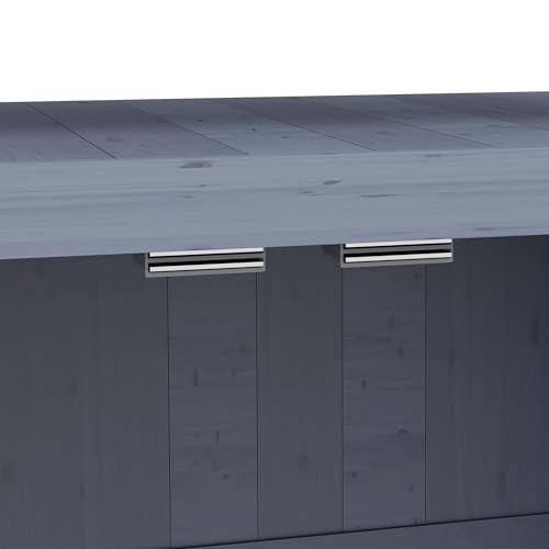 Wooden Potting Bench Table with Storage Cabinet X8305