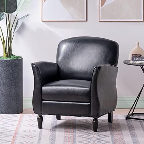 White Fabric Accent Chair J926