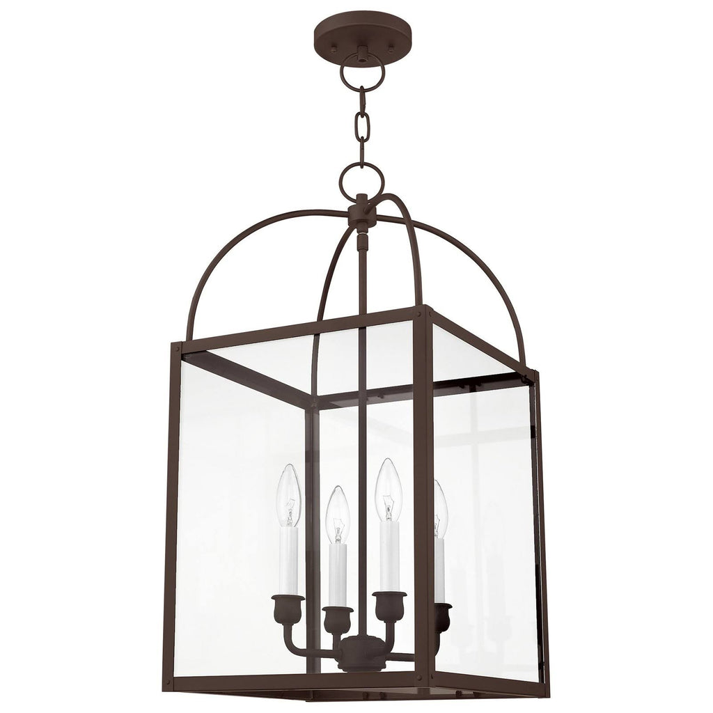 4 Light Black Chain Lantern V8953
