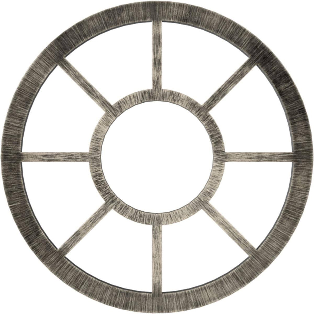 30x22OD x 10 7/8x22ID x 1x22P PVC Pierced Ceiling Medallion P73236