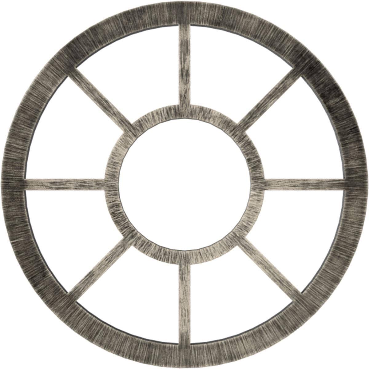 30x22OD x 10 7/8x22ID x 1x22P PVC Pierced Ceiling Medallion P73236