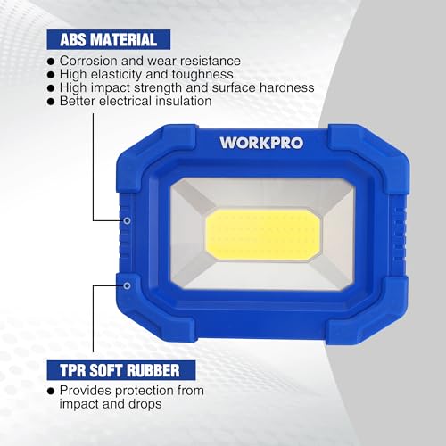 Rechargeable Magnetic LED Work Light 2000LM 2 Pack I9000